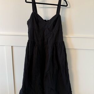 Future Collective - Fit and Flare Midi Black dress size 20